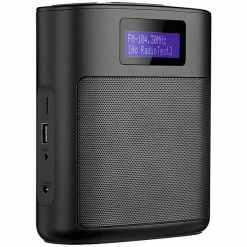 FairTec Allegra Black - Radio, FM, DAB+, Fonctionnement Sur Secteur, Fonctionnement Sur Piles - Radio DAB+ ⋅ Radio Internet