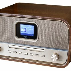 Soundmaster Lecteur Radio/CD DAB970 Brun Clair - Radio DAB+ ⋅ Radio Internet