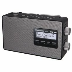 Panasonic UE UE RF-D10EG-K Black - Radio, FM, DAB+, Fonctionnement Sur Secteur, Fonctionnement Sur Piles - Radio DAB+ ⋅ Radio Internet