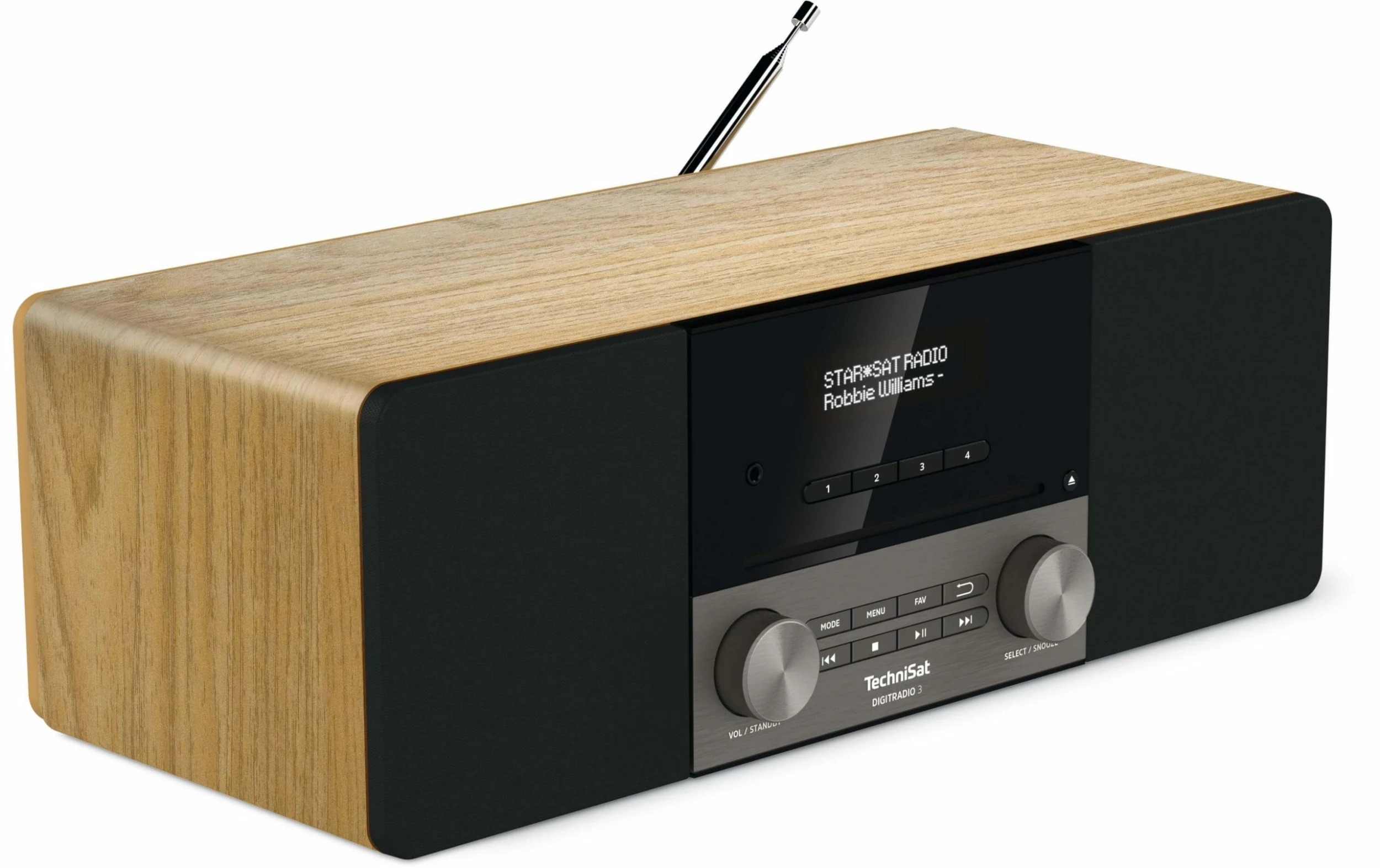 TechniSat DigitRadio 3 Chêne - Radio DAB+ ⋅ Radio Internet 5 TechniSat DigitRadio 3 Chêne - Radio DAB+ ⋅ Radio Internet – Image 3