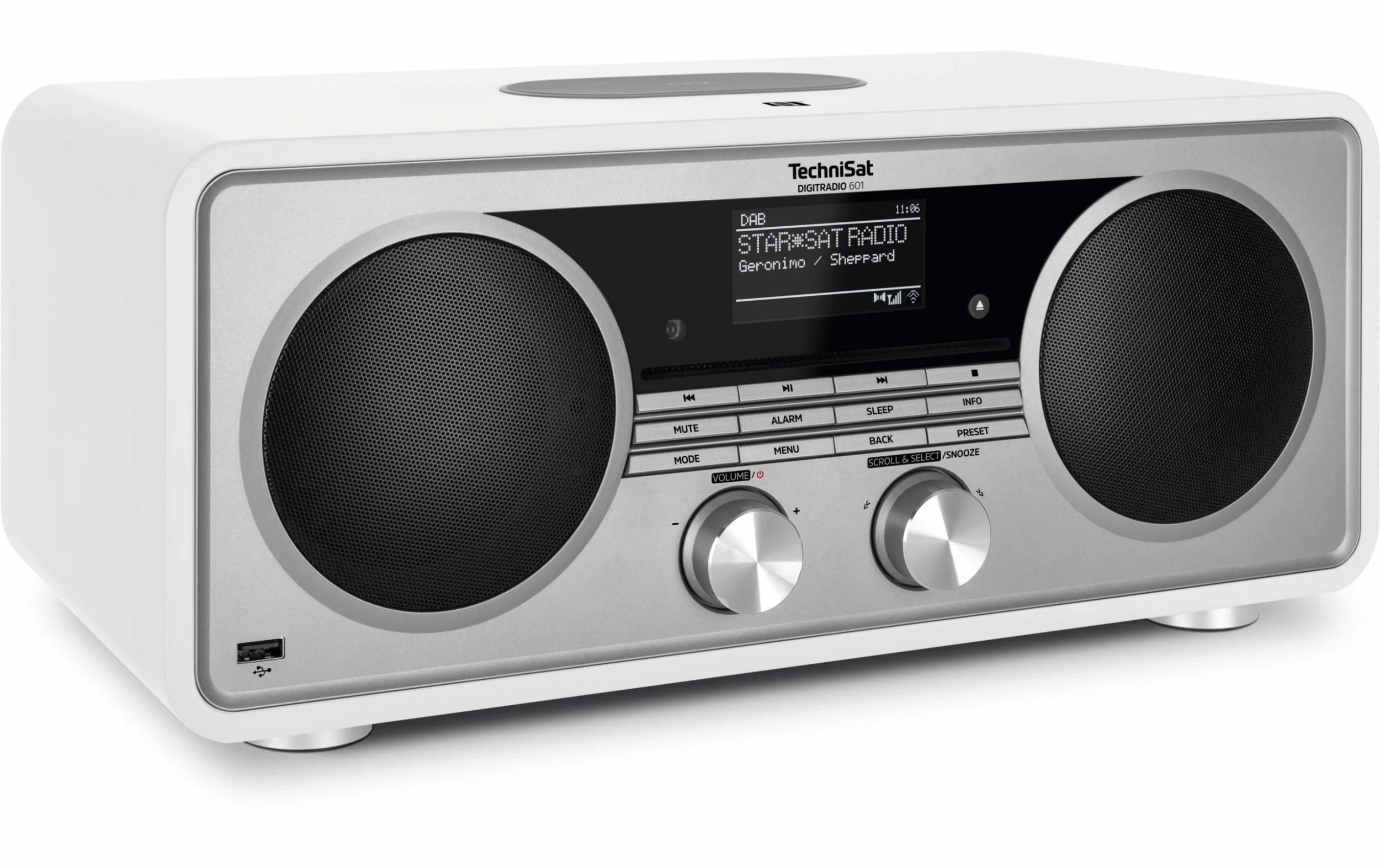 TechniSat Radio DAB+ DigitRadio 601 Blanc - Radio DAB+ ⋅ Radio Internet 4 TechniSat Radio DAB+ DigitRadio 601 Blanc - Radio DAB+ ⋅ Radio Internet – Image 2