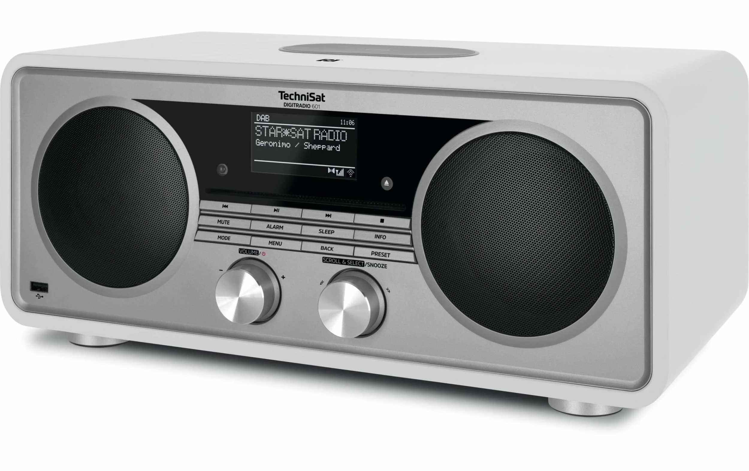 TechniSat Radio DAB+ DigitRadio 601 Blanc - Radio DAB+ ⋅ Radio Internet 5 TechniSat Radio DAB+ DigitRadio 601 Blanc - Radio DAB+ ⋅ Radio Internet – Image 3