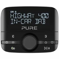 Pure Highway 400 DAB+ Blk Adaptateur DAB+ Pour Véhicule AUX, Bluetooth, FM Transmitting - Autoradio