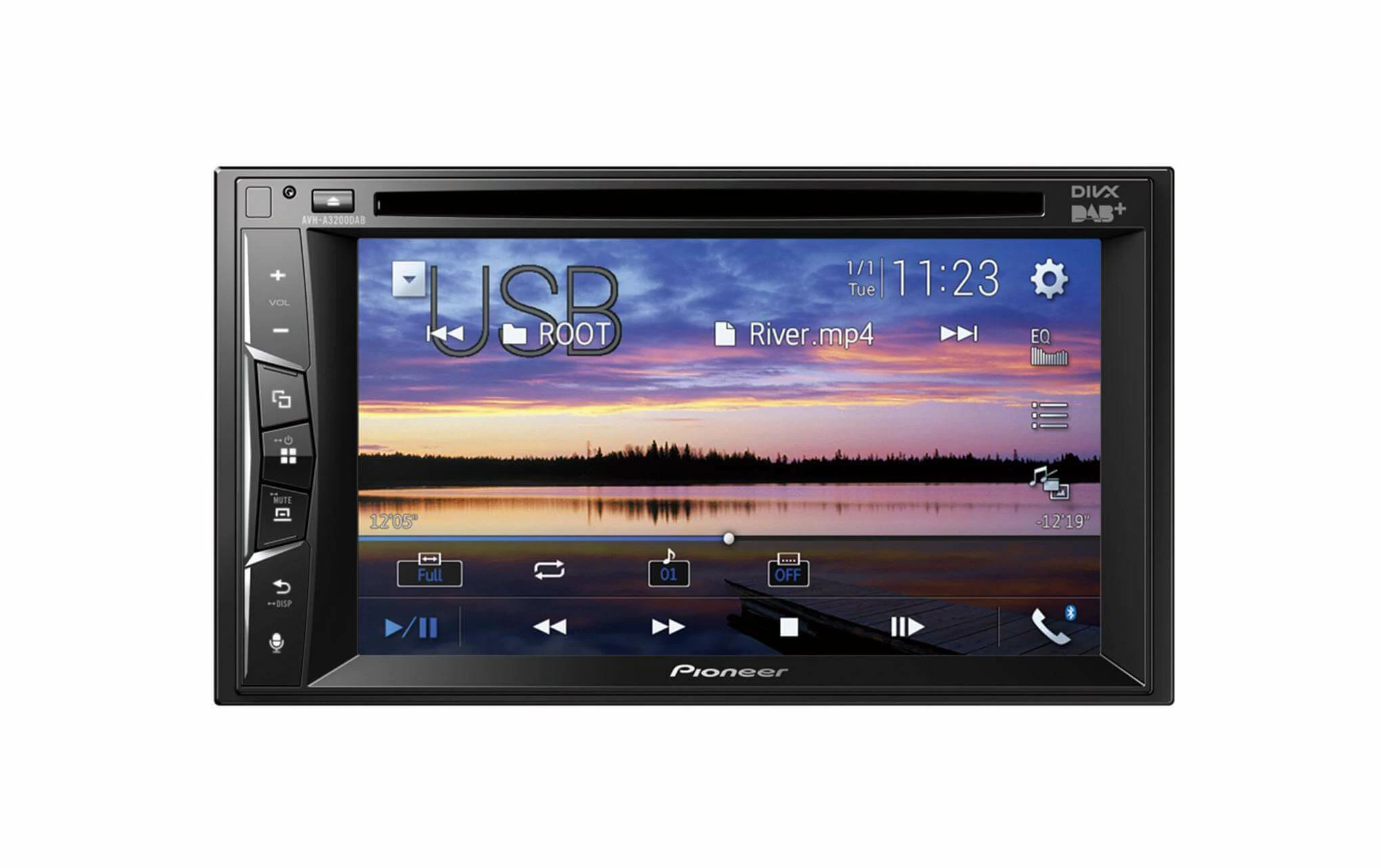 Pioneer Moniceiver AVH-A3200DAB 2 DIN - Autoradio 4 Pioneer Moniceiver AVH-A3200DAB 2 DIN - Autoradio – Image 2
