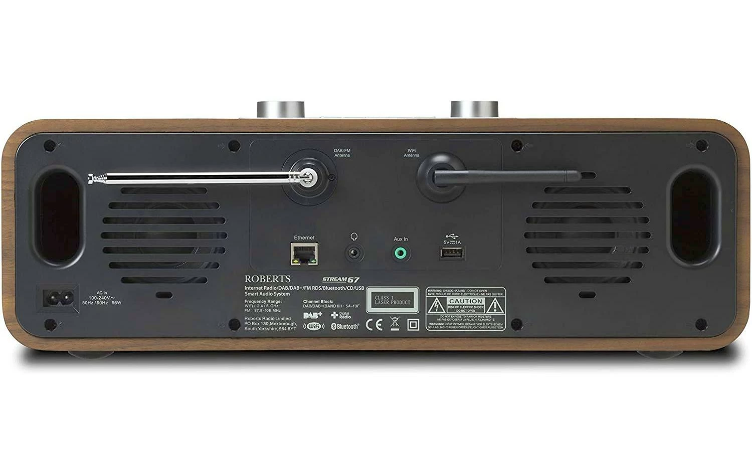 Roberts Radio Internet Stream 67 Walnut - Radio DAB+ ⋅ Radio Internet 4 Roberts Radio Internet Stream 67 Walnut - Radio DAB+ ⋅ Radio Internet – Image 2