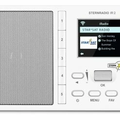 TechniSat Radio Internet SternRadio IR 2 Blanc - Radio DAB+ ⋅ Radio Internet