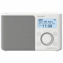 Sony XDR-S61DBP White - Radio, FM, DAB+, Fonctionnement Sur Secteur, Fonctionnement Sur Batterie - Radio DAB+ ⋅ Radio Internet