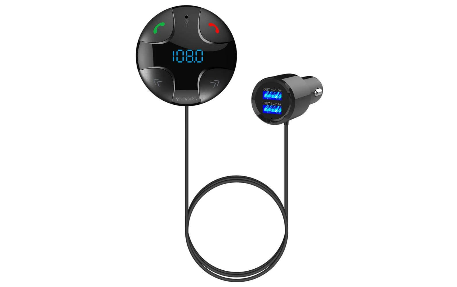 4smarts Transmetteur FM Pour Voiture DashRemote, Bluetooth - Autoradio 3 4smarts Transmetteur FM Pour Voiture DashRemote, Bluetooth - Autoradio