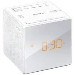 Sony Radio-réveil ICF-C1 Blanc - Radio DAB+ ⋅ Radio Internet