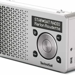 TechniSat DigitRadio 1 Argenté - Radio DAB+ ⋅ Radio Internet