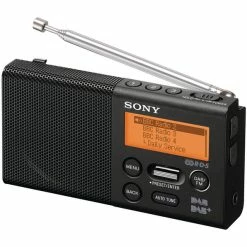 Sony XDR-P1DBPB Black - Radio, FM, DAB+, Fonctionnement Sur Secteur, Batterie Intégrée - Radio DAB+ ⋅ Radio Internet