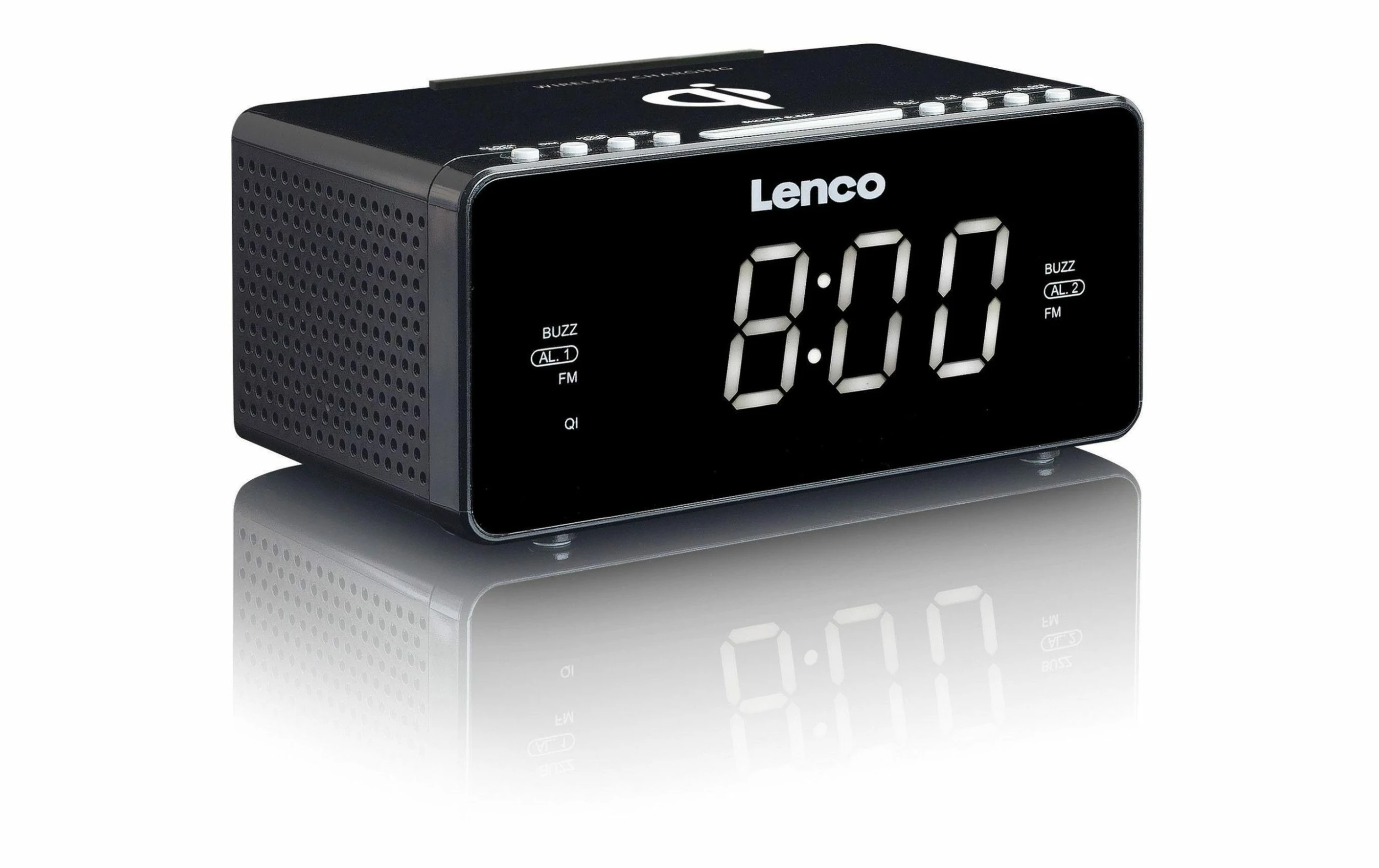 Lenco Radio-réveil CR-550 Noir - Radio DAB+ ⋅ Radio Internet 4 Lenco Radio-réveil CR-550 Noir - Radio DAB+ ⋅ Radio Internet – Image 2