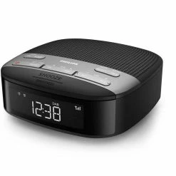 Philips Radio-réveil TAR3505/12 Noir - Radio DAB+ ⋅ Radio Internet
