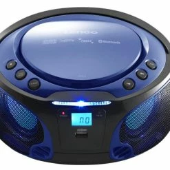 Lenco Lecteur Radio/CD SCD-550 Bleu - Radio DAB+ ⋅ Radio Internet