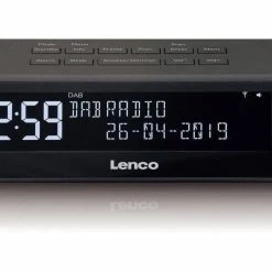 Lenco Radio-réveil CR-630BK Noir - Radio DAB+ ⋅ Radio Internet
