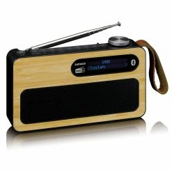 Lenco Radio DAB+ PDR-040 Bambou/Noir - Radio DAB+ ⋅ Radio Internet