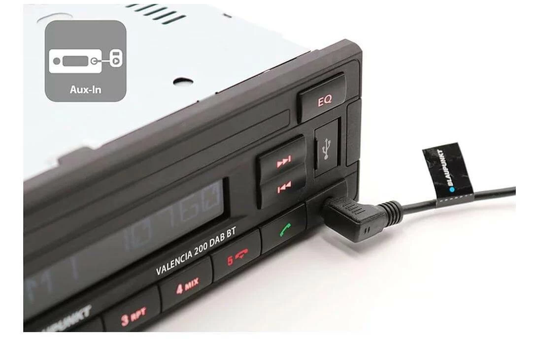 Blaupunkt Autoradio Valencia 200 DAB-BT 1 DIN - Autoradio 4 Blaupunkt Autoradio Valencia 200 DAB-BT 1 DIN - Autoradio – Image 2