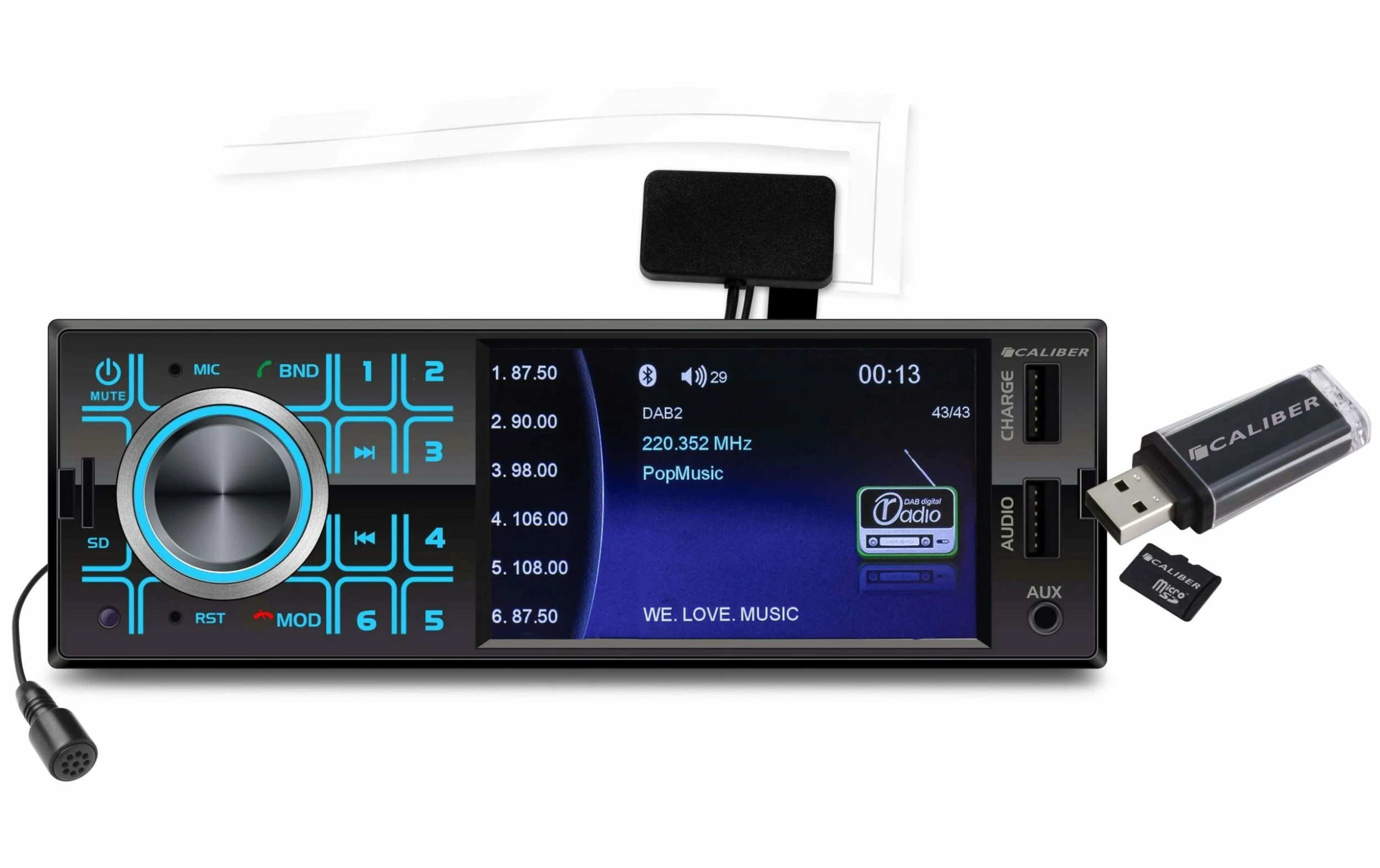 Caliber Autoradio RMD404 1 DIN - Autoradio 3 Caliber Autoradio RMD404 1 DIN - Autoradio