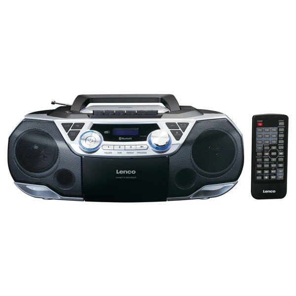 Lenco SCD-720SI - Radio, FM, DAB+, CD, Cassette, Alimentation Secteur, Alimentation Sur Piles - Boombox DAB+ 4 Lenco SCD-720SI - Radio, FM, DAB+, CD, Cassette, Alimentation Secteur, Alimentation Sur Piles - Boombox DAB+ – Image 2