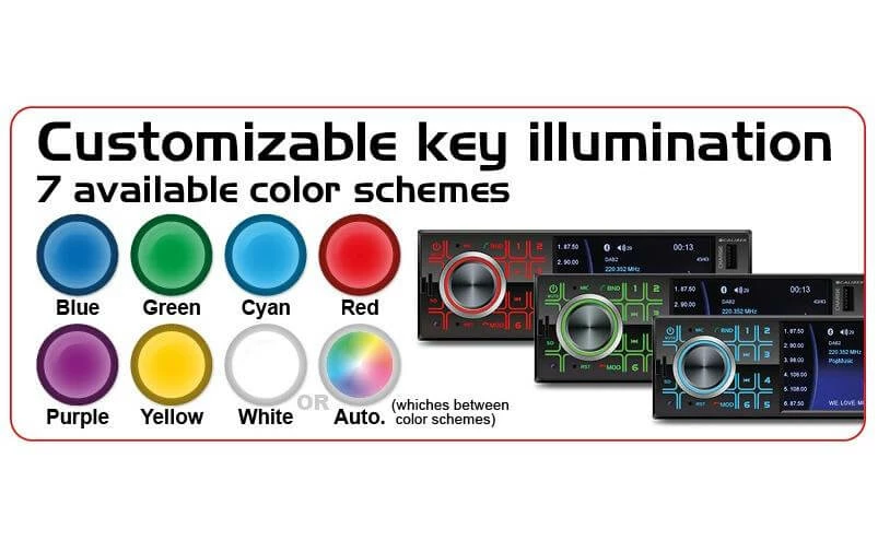 Caliber Autoradio RMD404 1 DIN - Autoradio 5 Caliber Autoradio RMD404 1 DIN - Autoradio – Image 3