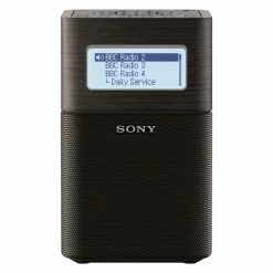 Sony XDR-V1BTDB Black - Radio, FM, DAB+, Fonctionnement Sur Secteur, Fonctionnement Sur Batterie - Radio DAB+ ⋅ Radio Internet
