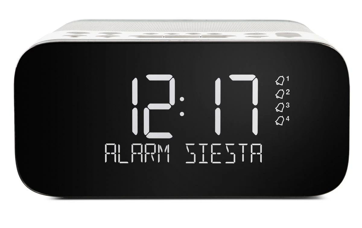 Pure Radio-réveil Siesta S6 Blanc; Argent - Radio DAB+ ⋅ Radio Internet 5 Pure Radio-réveil Siesta S6 Blanc; Argent - Radio DAB+ ⋅ Radio Internet – Image 3