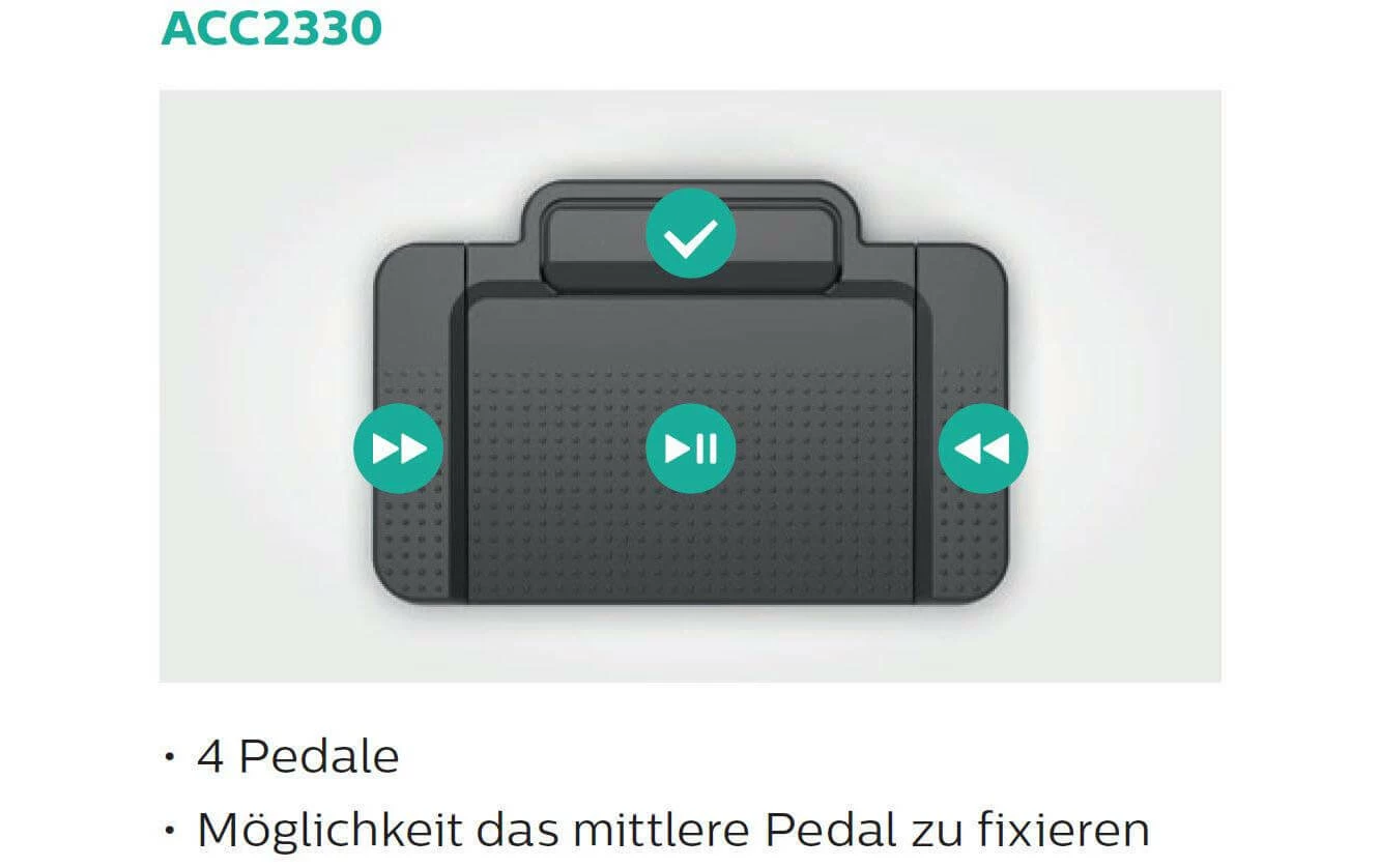 Philips Interrupteur à Pédale ACC2330 - Dictaphones 5 Philips Interrupteur à Pédale ACC2330 - Dictaphones – Image 3