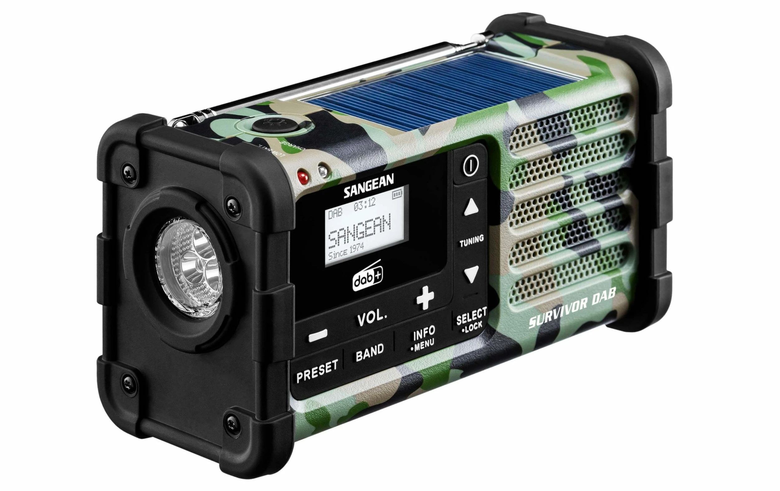 Sangean Radio DAB+ Survivor DAB Camouflage - Radio DAB+ ⋅ Radio Internet 3 Sangean Radio DAB+ Survivor DAB Camouflage - Radio DAB+ ⋅ Radio Internet