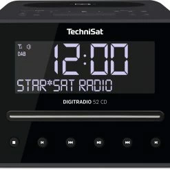 TechniSat DigitRadio 52 CD Noir - Radio DAB+ ⋅ Radio Internet