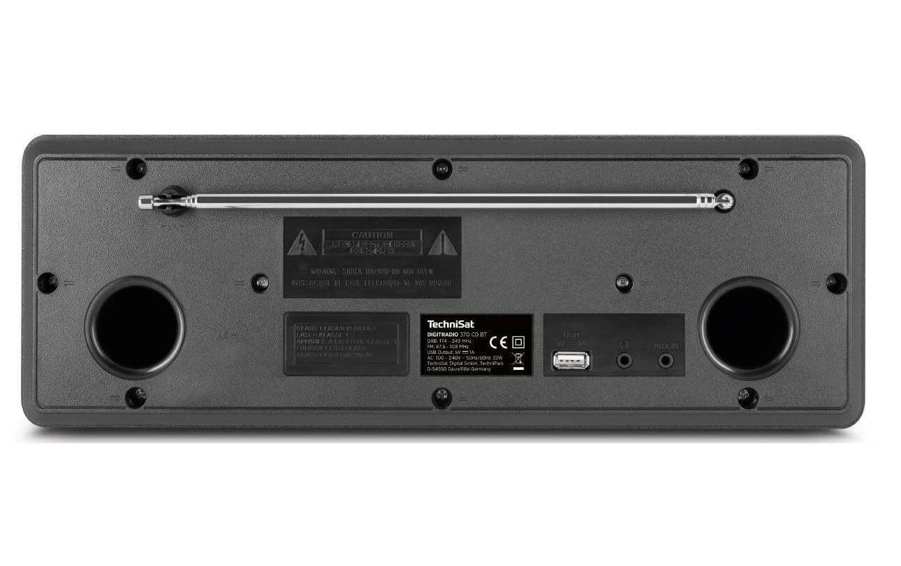 TechniSat Radio DAB+ DigitRadio 370 CD BT Noir - Radio DAB+ ⋅ Radio Internet 4 TechniSat Radio DAB+ DigitRadio 370 CD BT Noir - Radio DAB+ ⋅ Radio Internet – Image 2