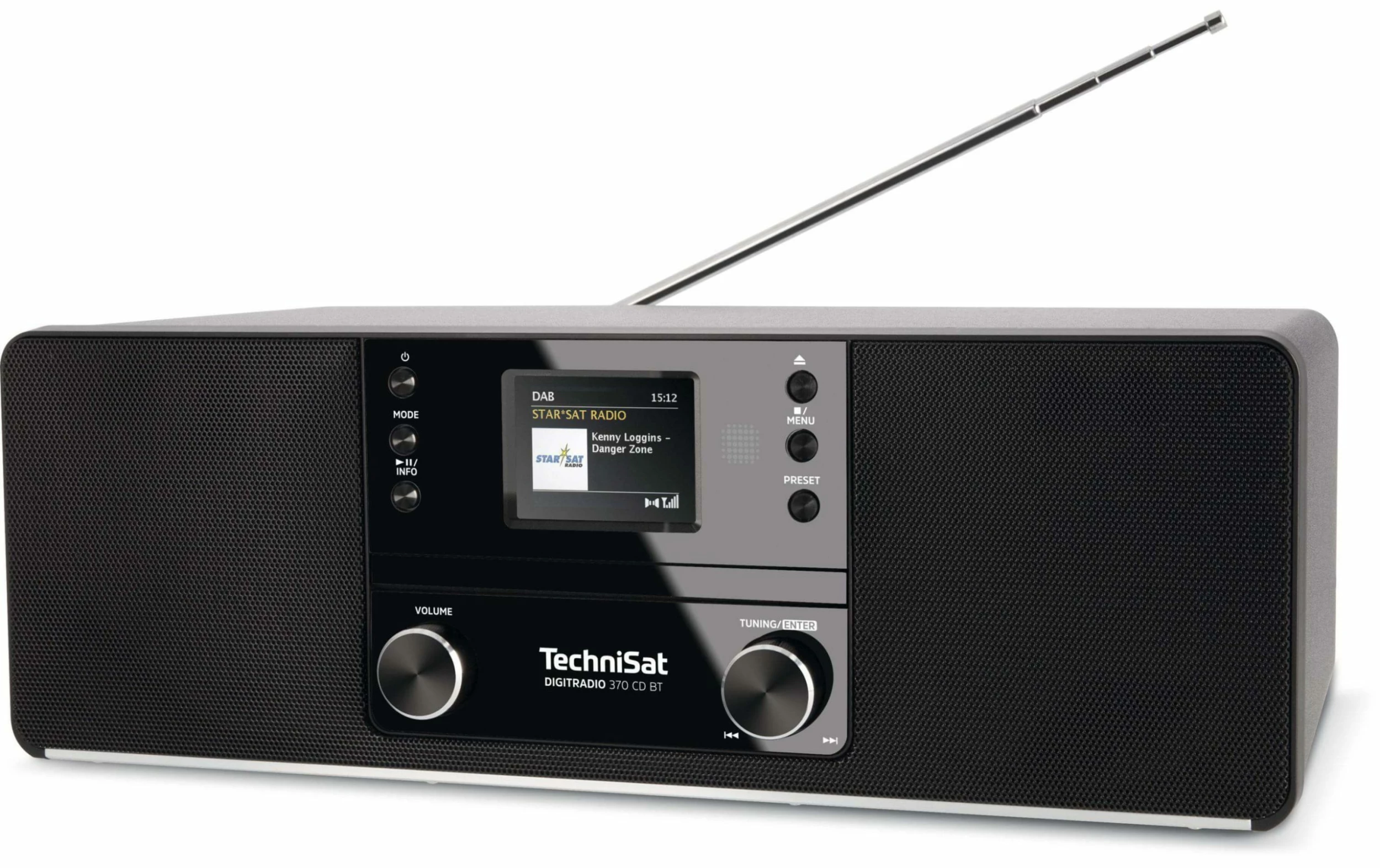 TechniSat Radio DAB+ DigitRadio 370 CD BT Noir - Radio DAB+ ⋅ Radio Internet 5 TechniSat Radio DAB+ DigitRadio 370 CD BT Noir - Radio DAB+ ⋅ Radio Internet – Image 3