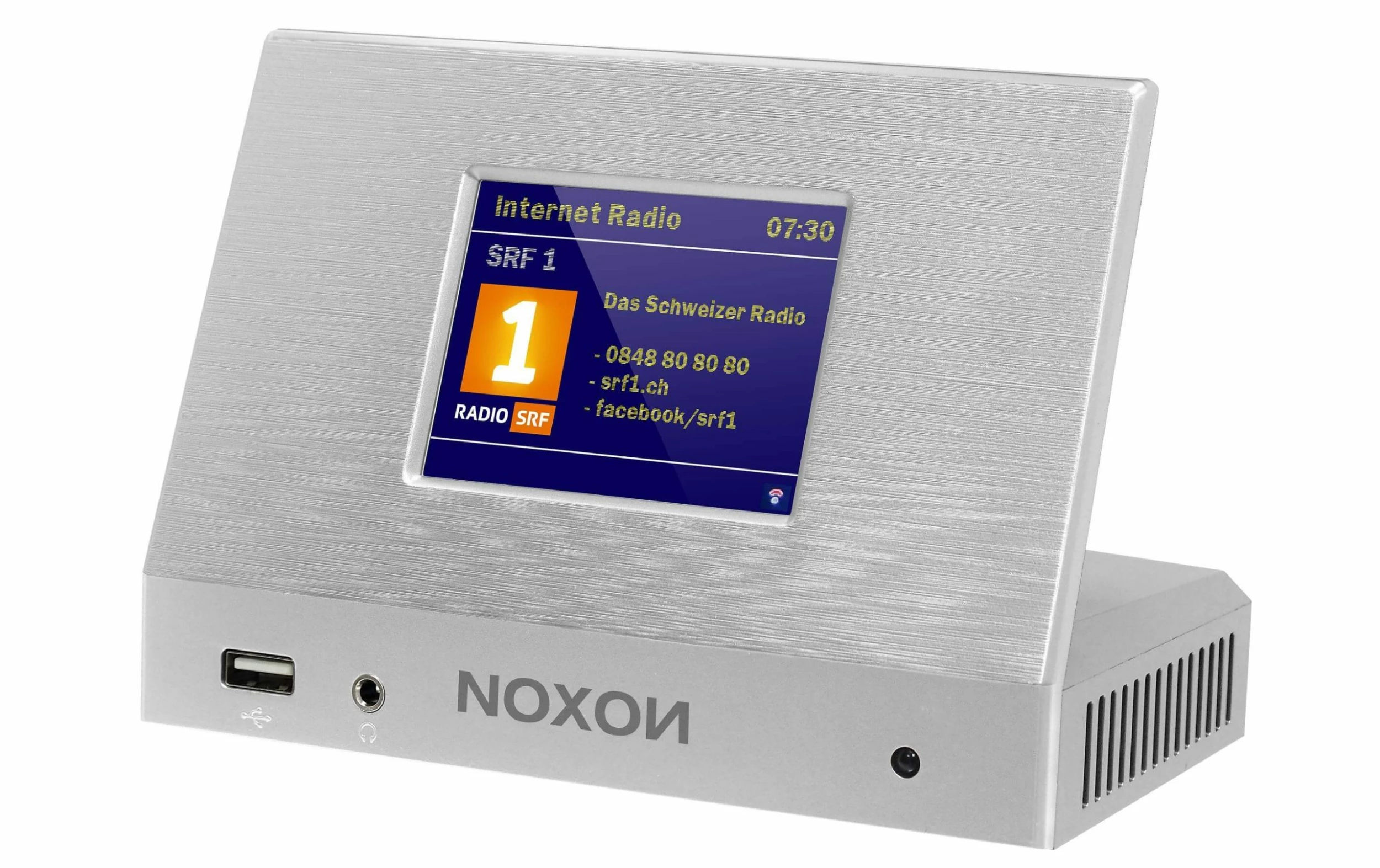 Noxon Lecteur Audio Réseau A120+ Argenté - Radio DAB+ ⋅ Radio Internet 3 Noxon Lecteur Audio Réseau A120+ Argenté - Radio DAB+ ⋅ Radio Internet