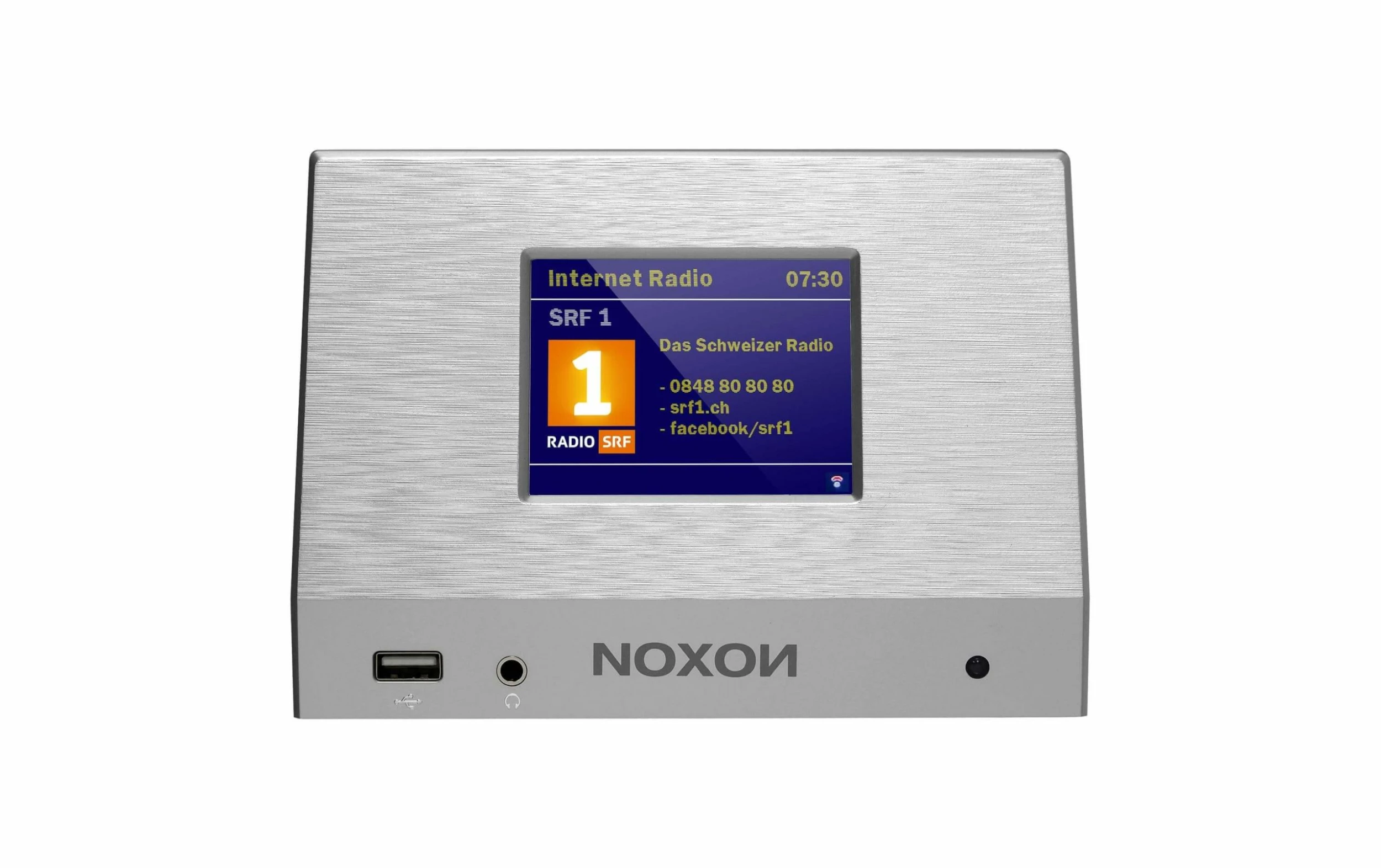 Noxon Lecteur Audio Réseau A120+ Argenté - Radio DAB+ ⋅ Radio Internet 4 Noxon Lecteur Audio Réseau A120+ Argenté - Radio DAB+ ⋅ Radio Internet – Image 2