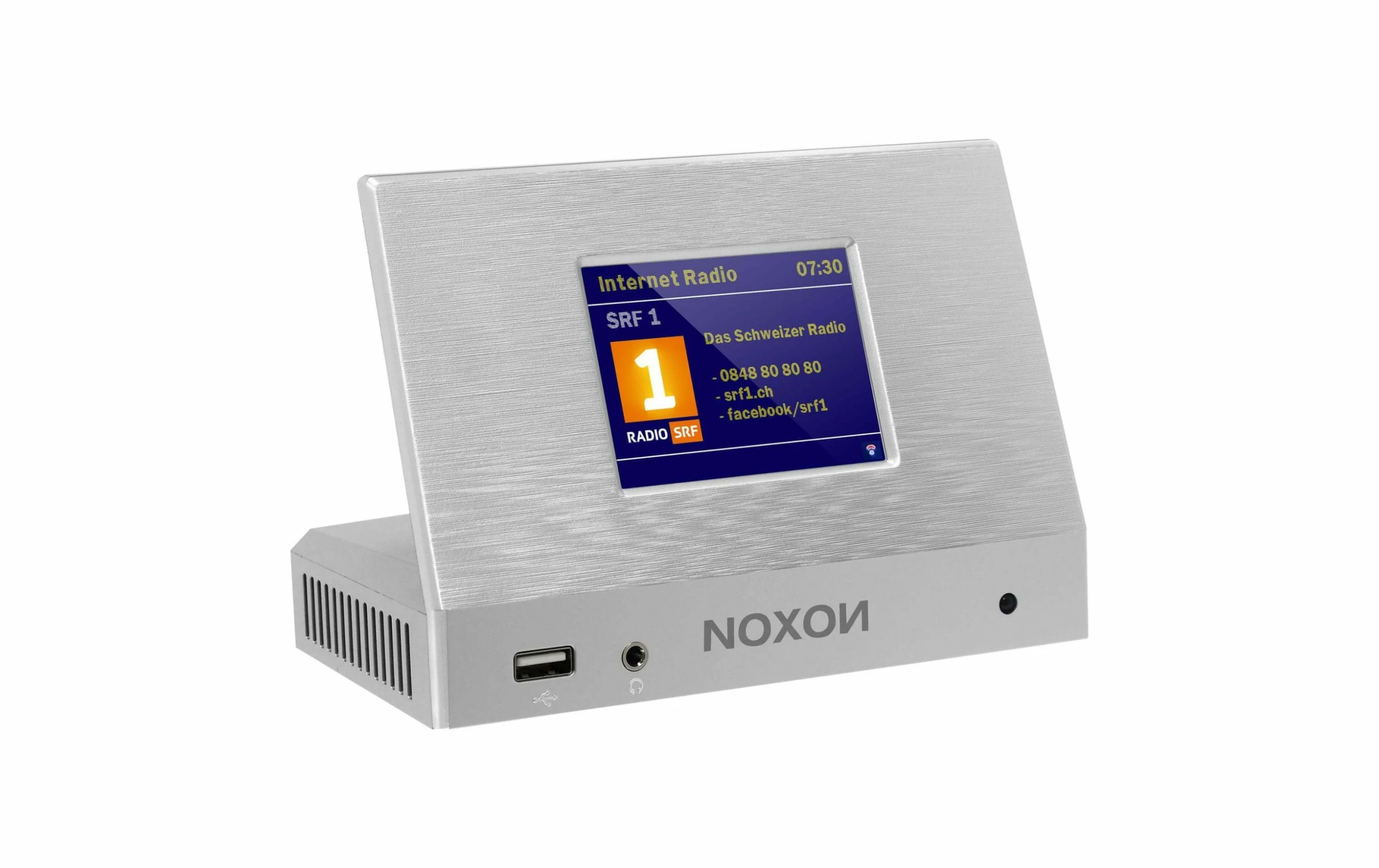 Noxon Lecteur Audio Réseau A120+ Argenté - Radio DAB+ ⋅ Radio Internet 5 Noxon Lecteur Audio Réseau A120+ Argenté - Radio DAB+ ⋅ Radio Internet – Image 3