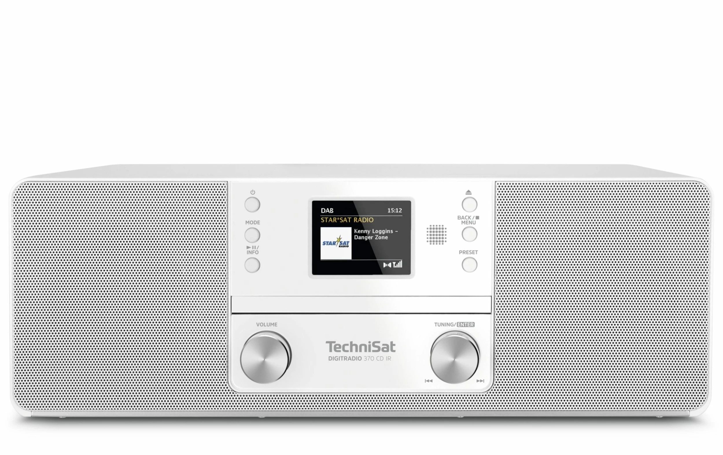 TechniSat Radio DAB+ DigitRadio 370 CD IR Blanc - Radio DAB+ ⋅ Radio Internet 4 TechniSat Radio DAB+ DigitRadio 370 CD IR Blanc - Radio DAB+ ⋅ Radio Internet – Image 2