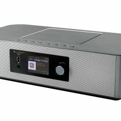 Soundmaster Lecteur Radio/CD ICD2020 Argenté - Radio DAB+ ⋅ Radio Internet