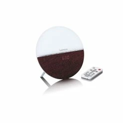 Lenco Radio-réveil CRW-4 Rouge - Radio DAB+ ⋅ Radio Internet