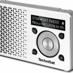 TechniSat DigitRadio 1 Blanc - Radio DAB+ ⋅ Radio Internet
